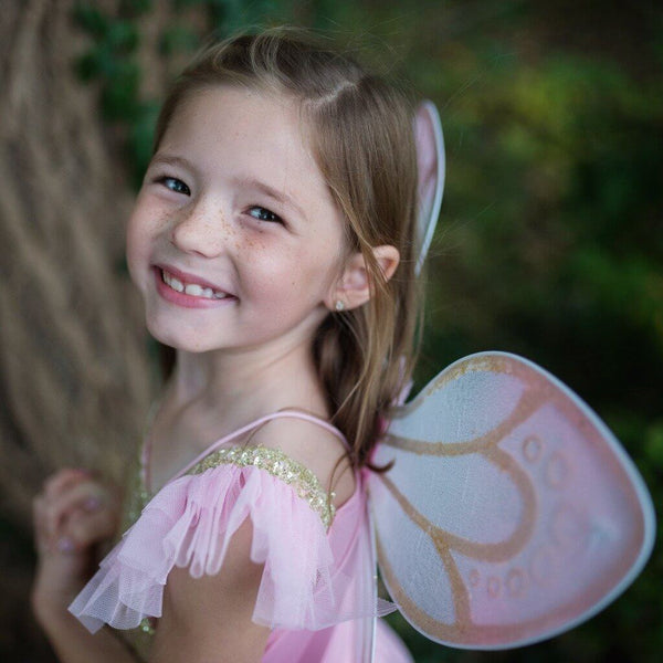 young girl in fairy fancy dress