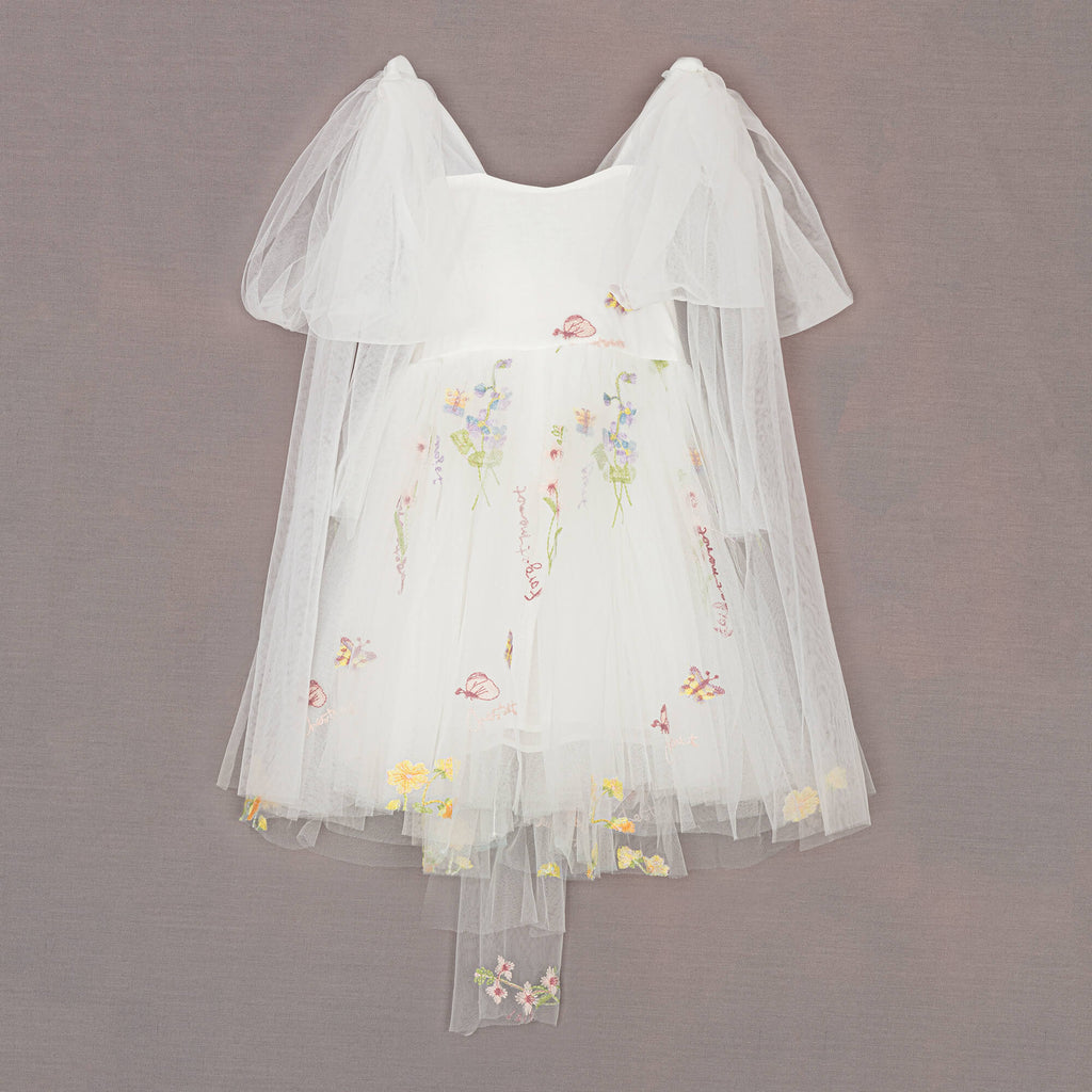 White Embroidered Dress
