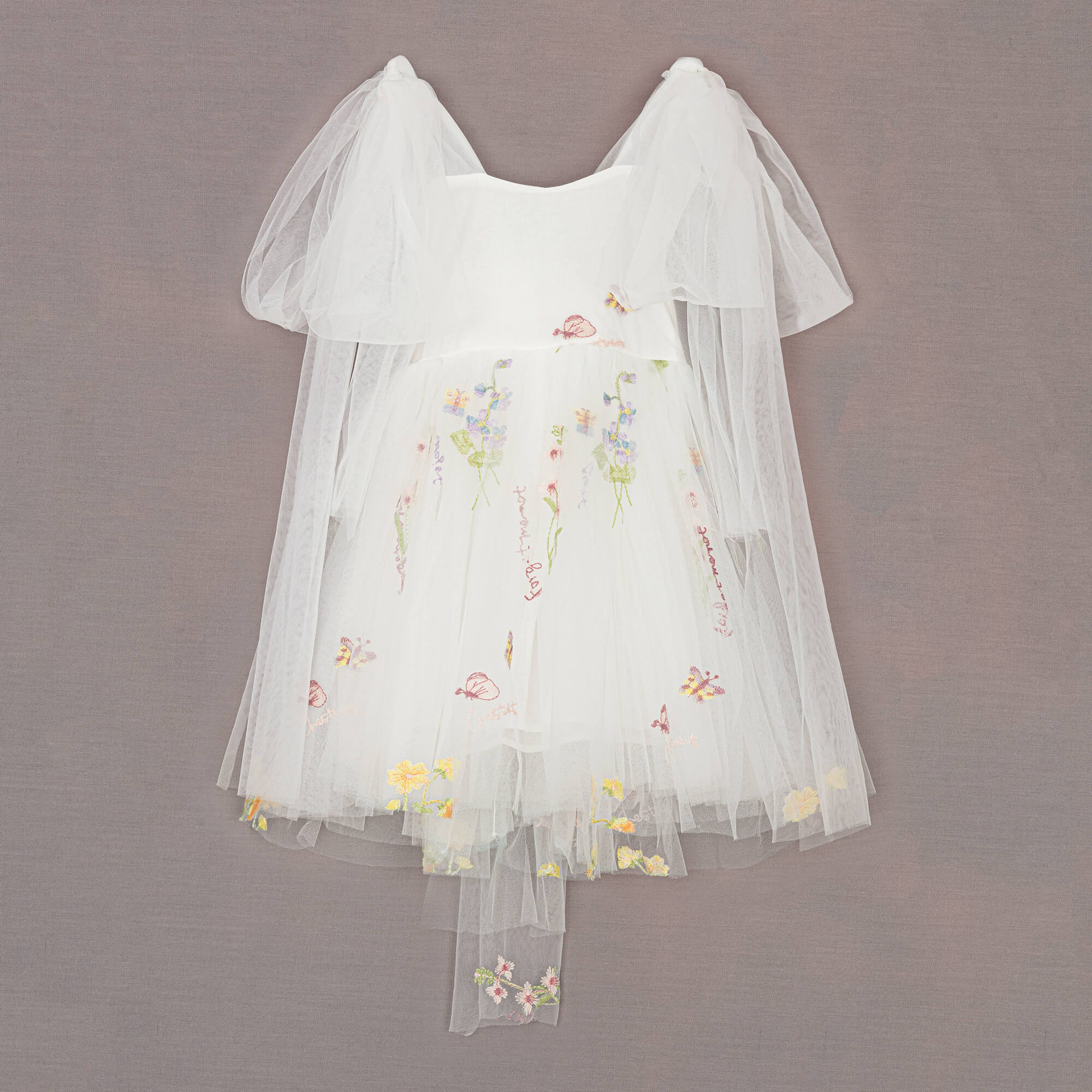White Embroidered Dress