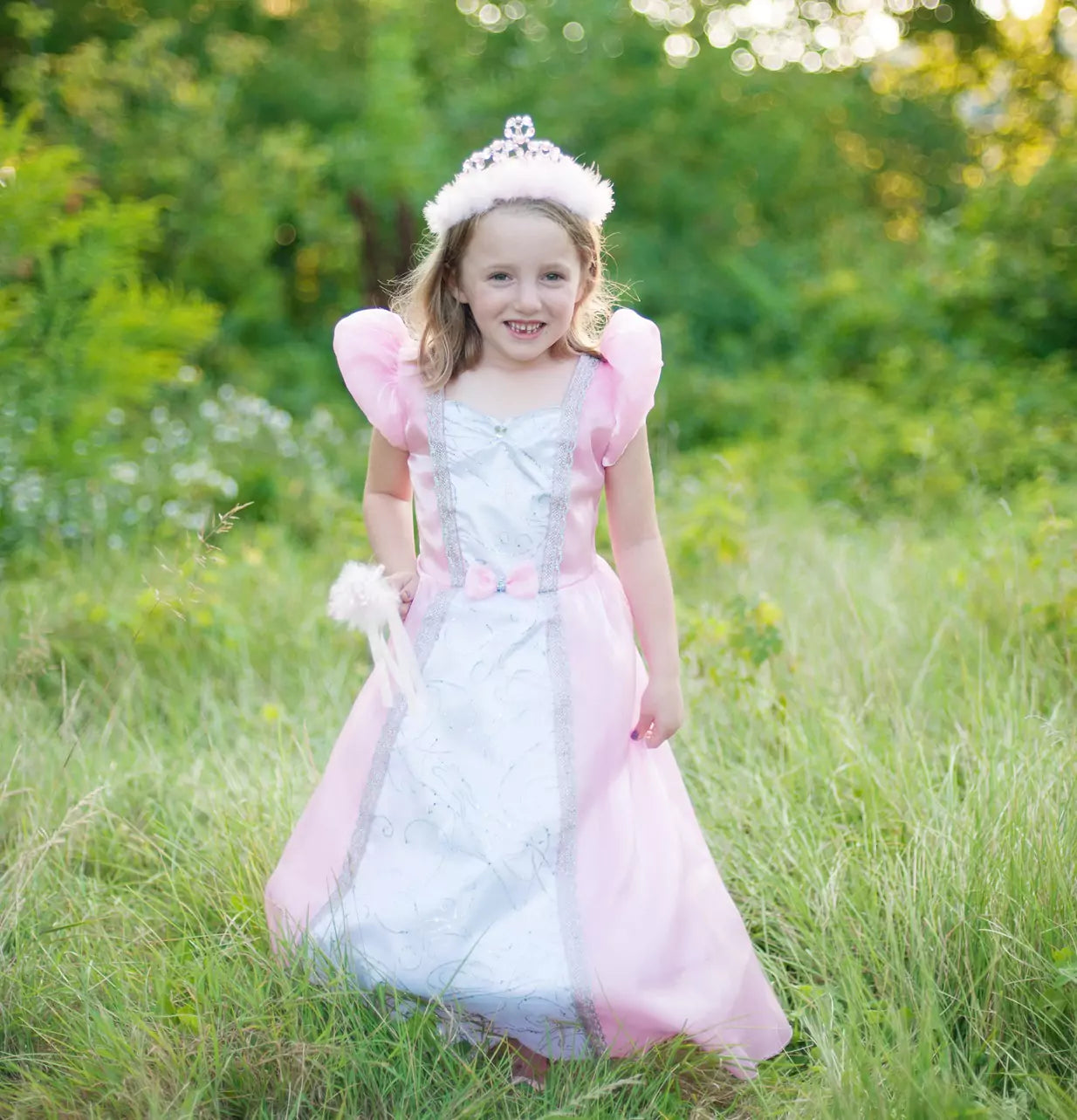 Pretty princess playing