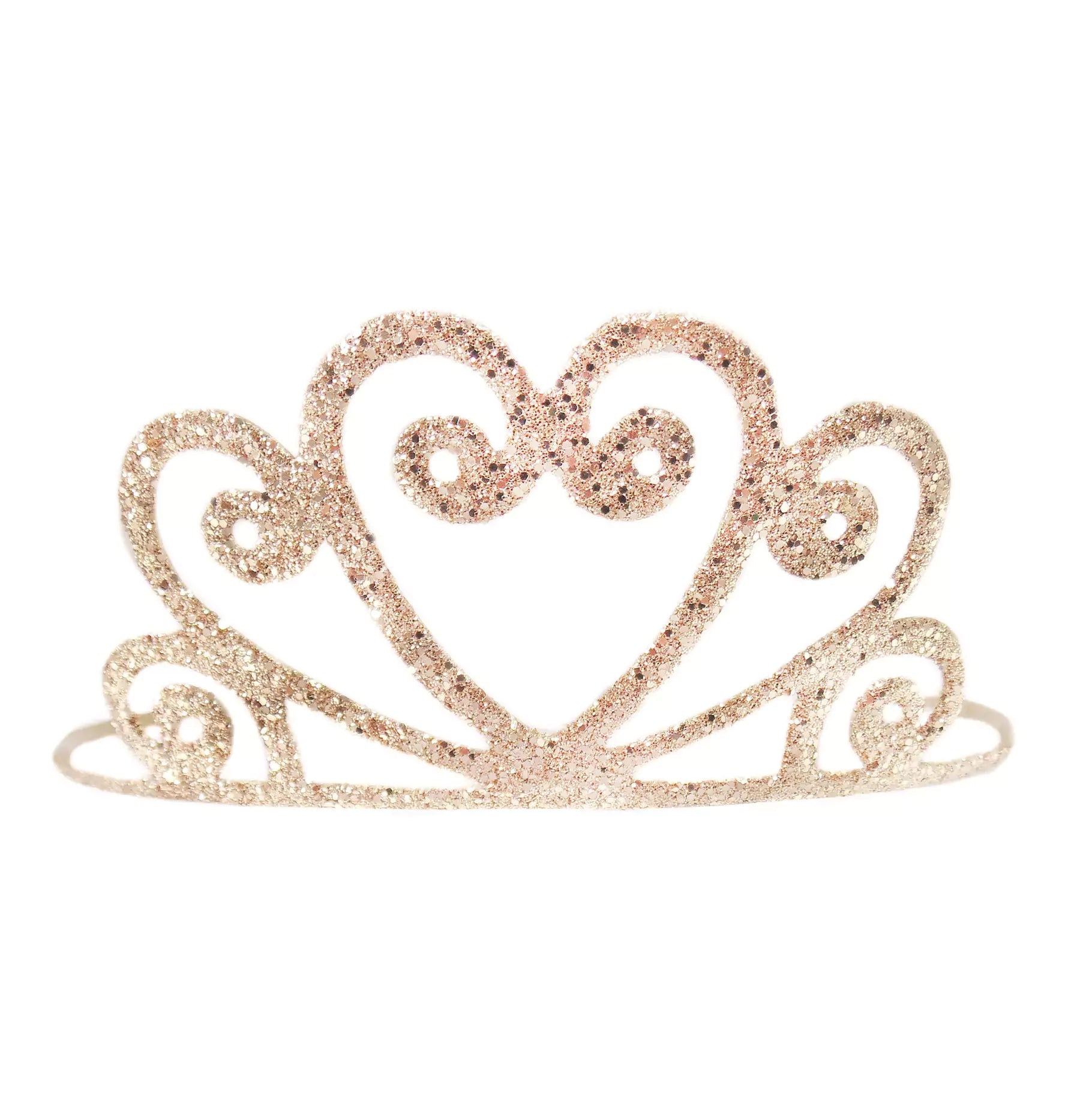 gold glitter tiara