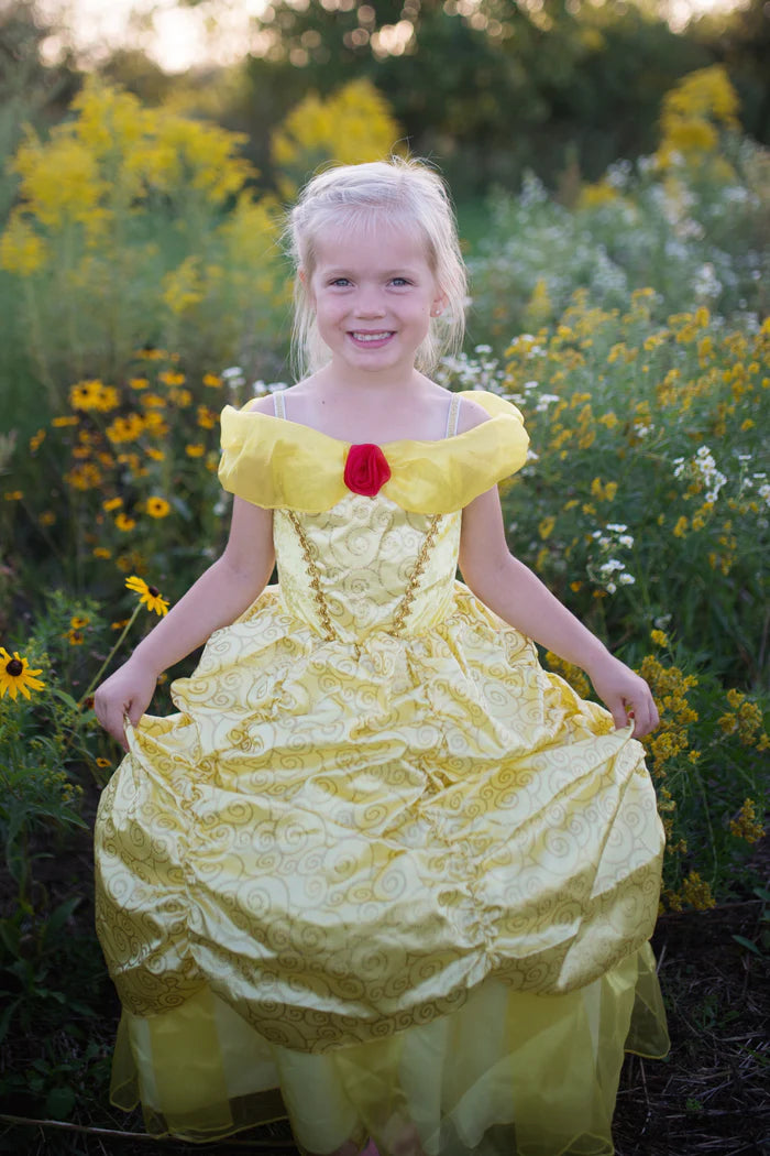 young girl dressed as Belle
