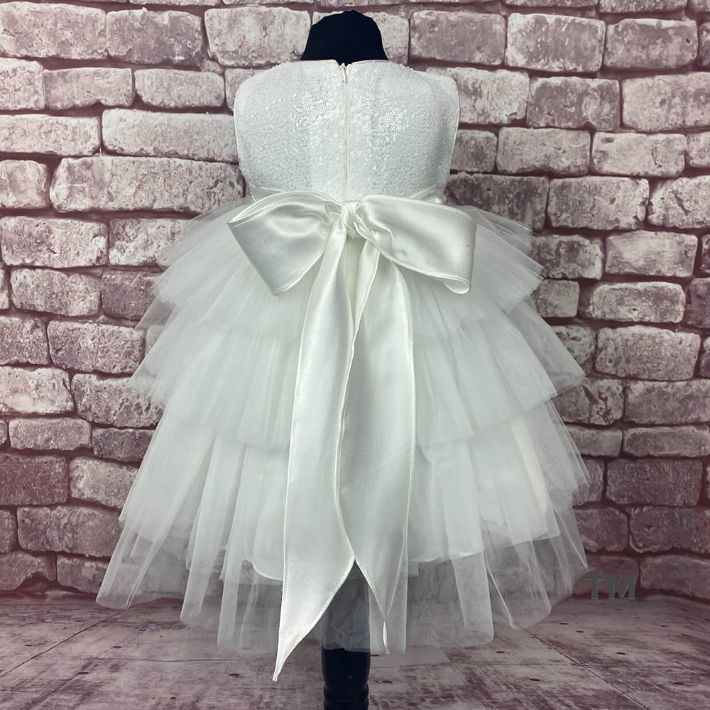 Darcy Occasion Dress with large bow on back
