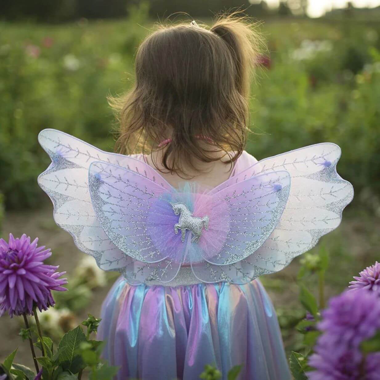 Magical Unicorn Skirt & Wings Set