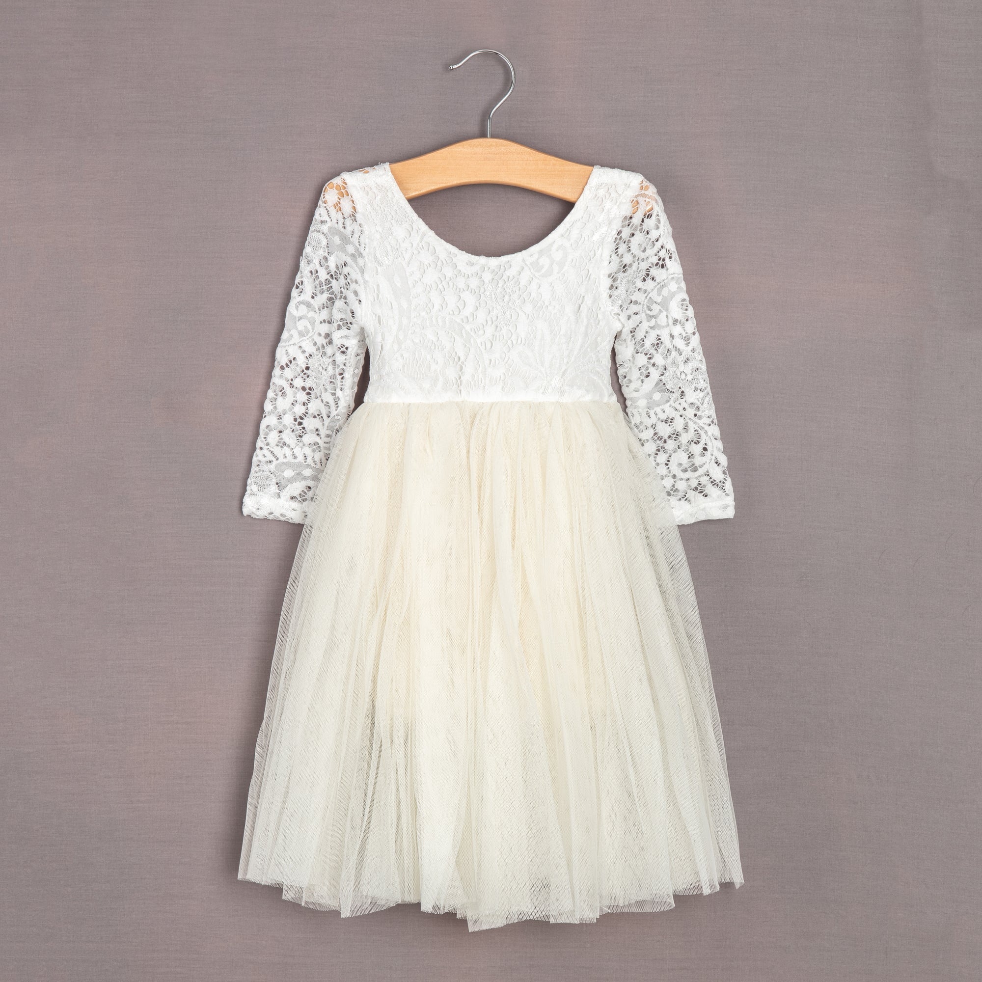 ivory flower girl dress