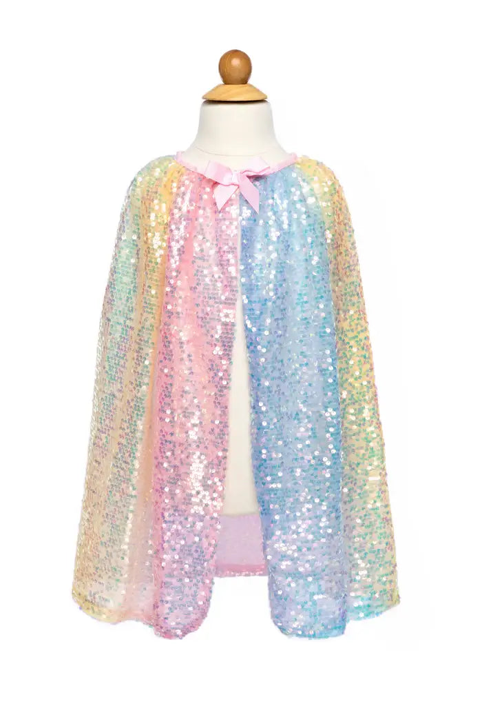 pretty sequin rainbow cape