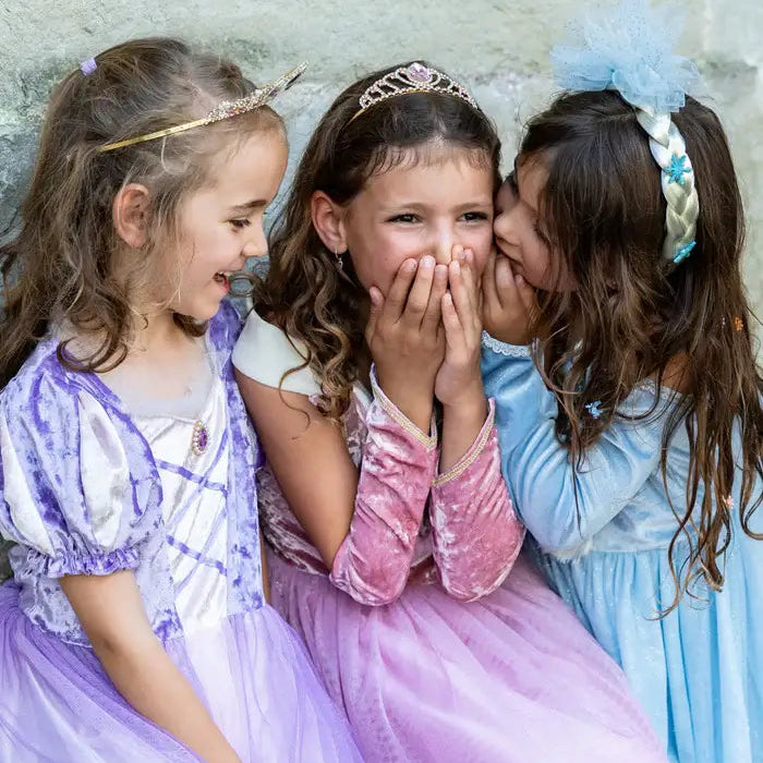 young girls dressed as princesses