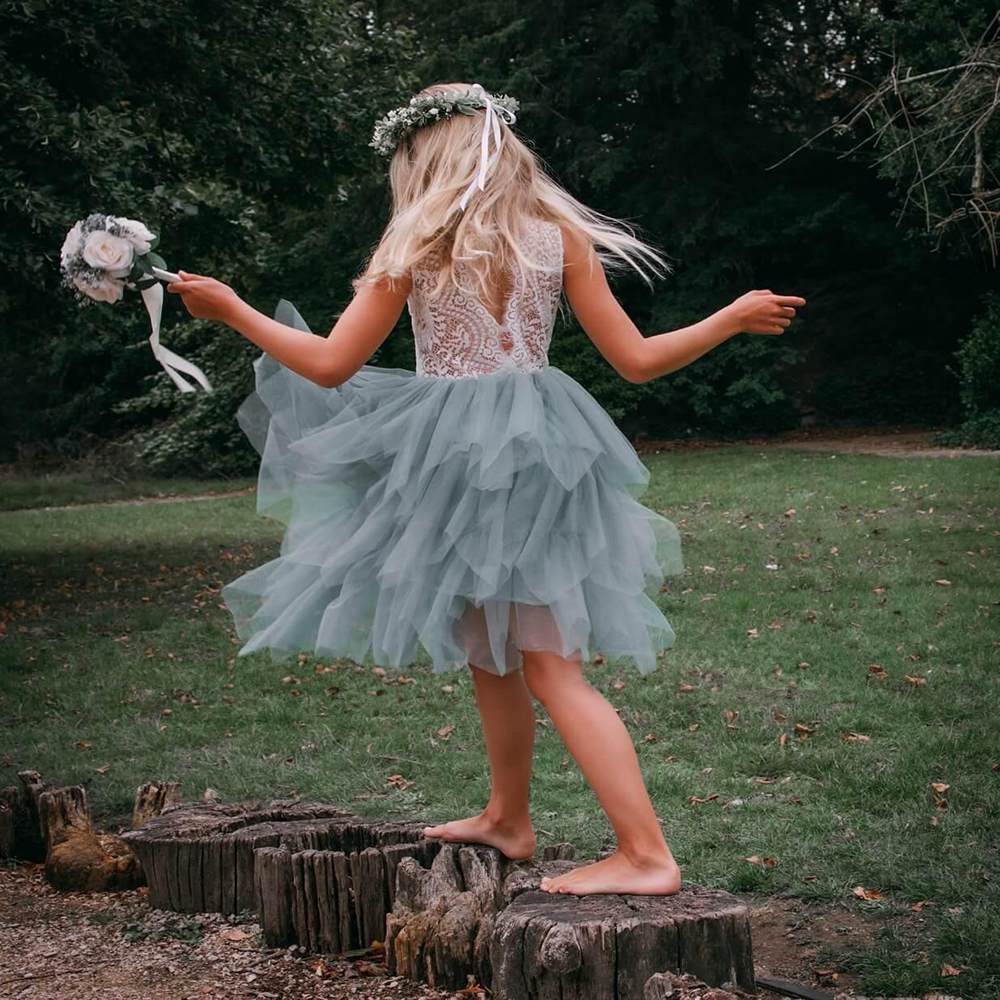 Sage Green Boho Dress