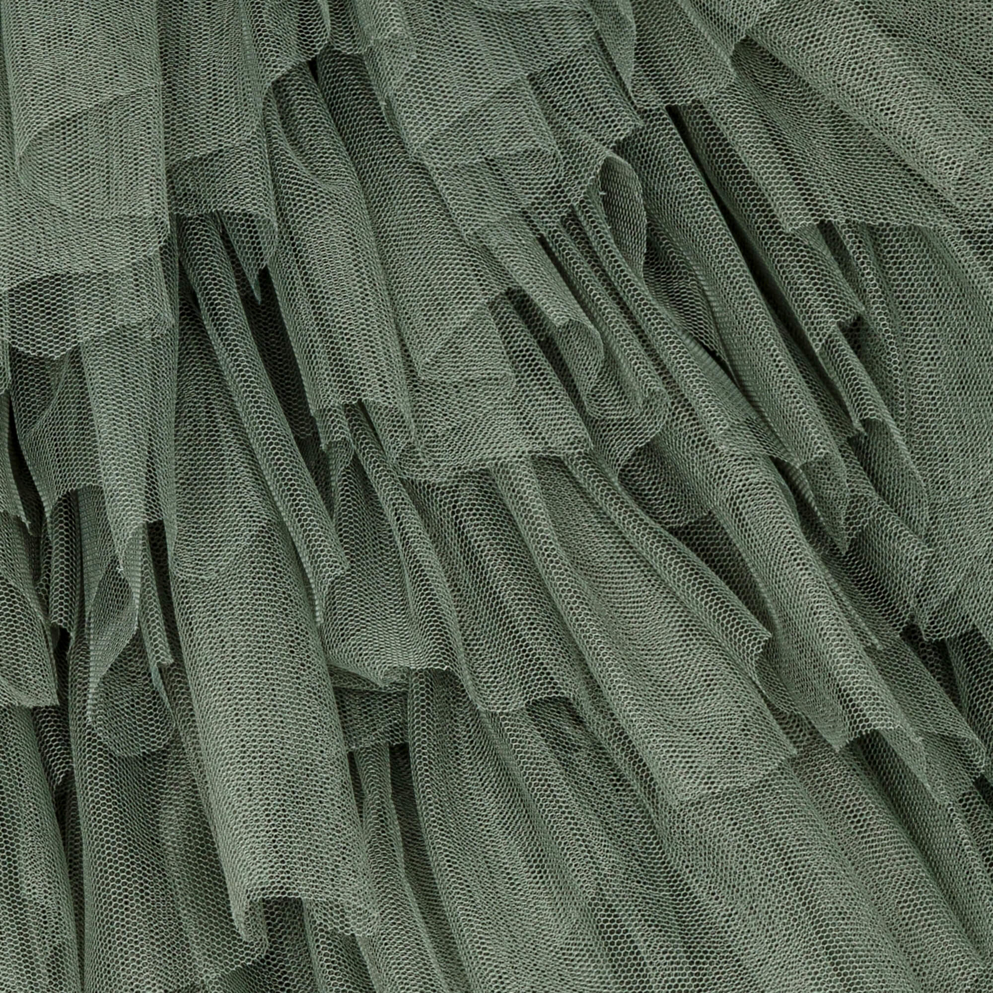 close up of tulle