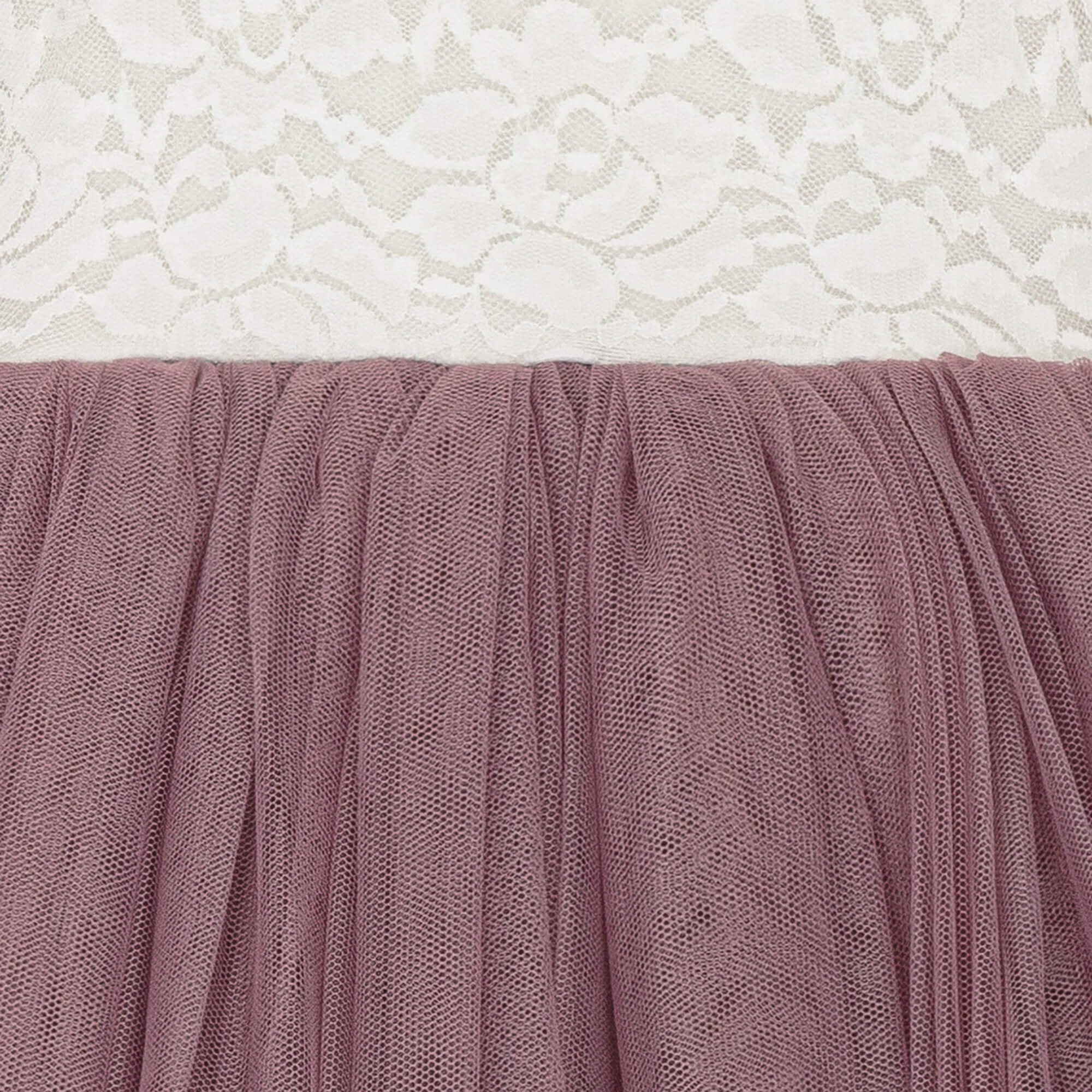 Heather real colour tulle