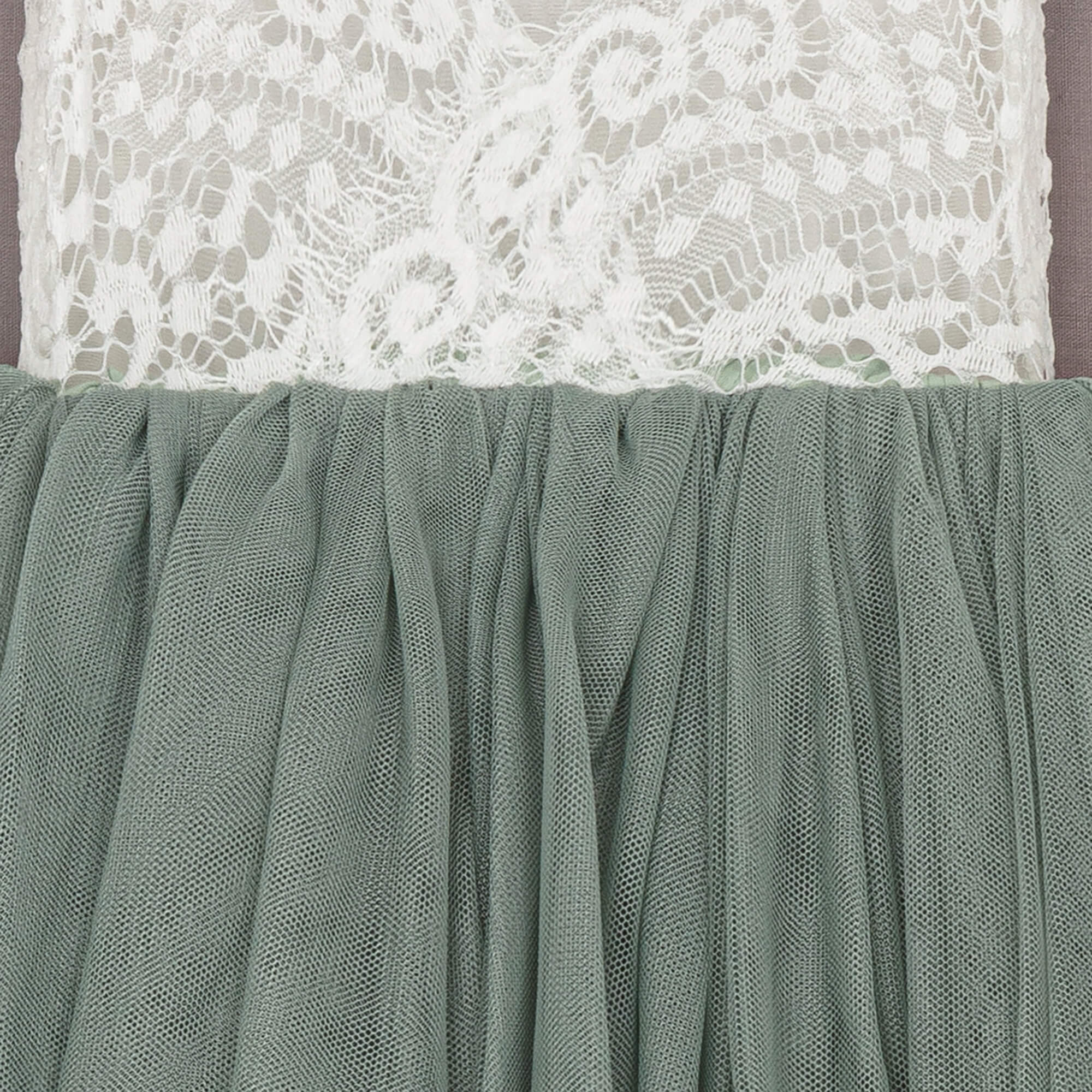 close up of tulle
