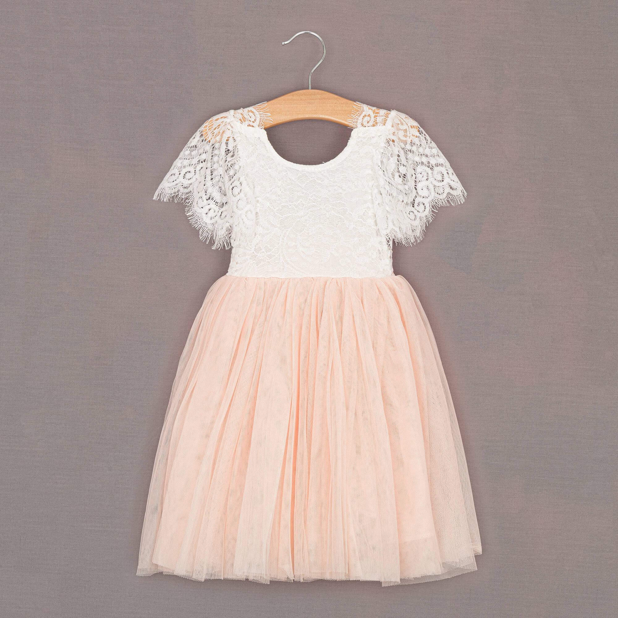 pretty blush tea dress