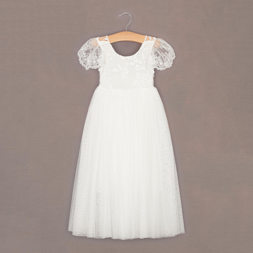 White lace dress