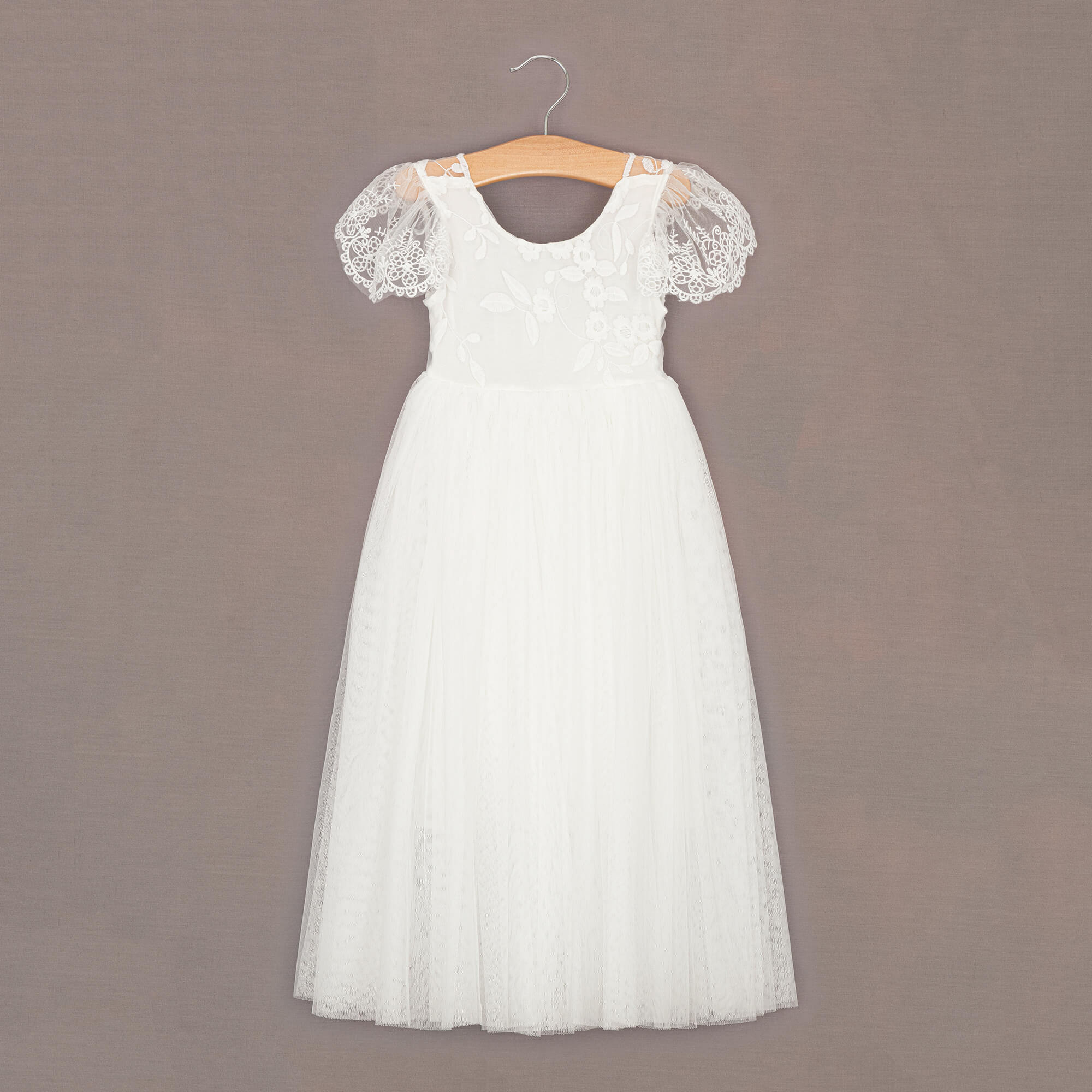 White lace dress