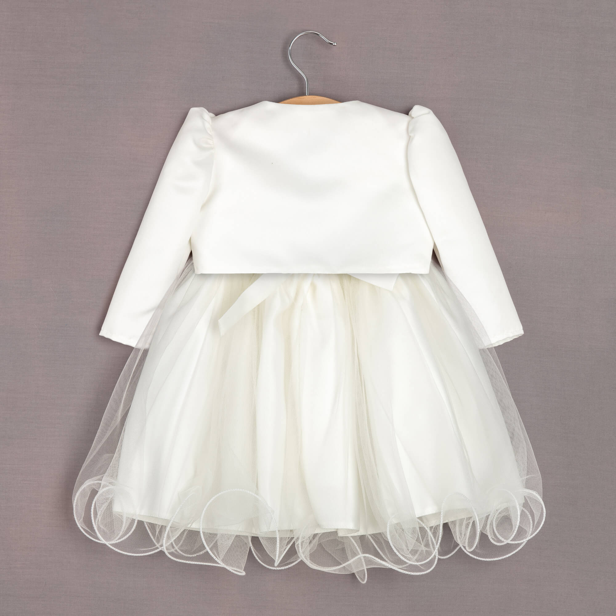 Rear of the bolero and dress set