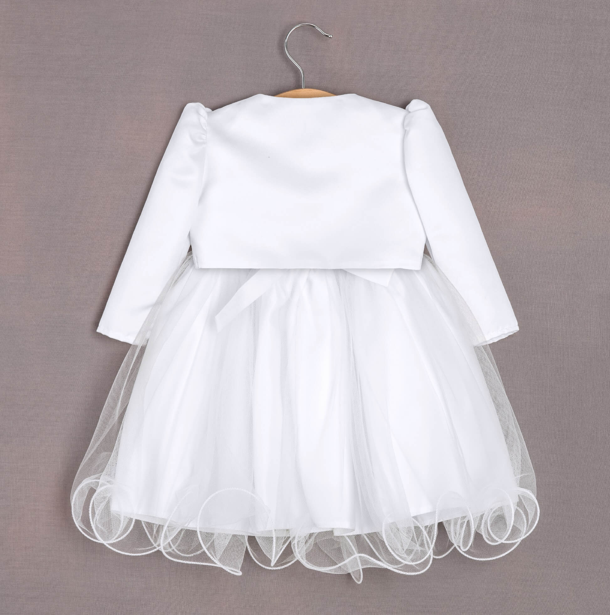 rear of the bolero and dress set