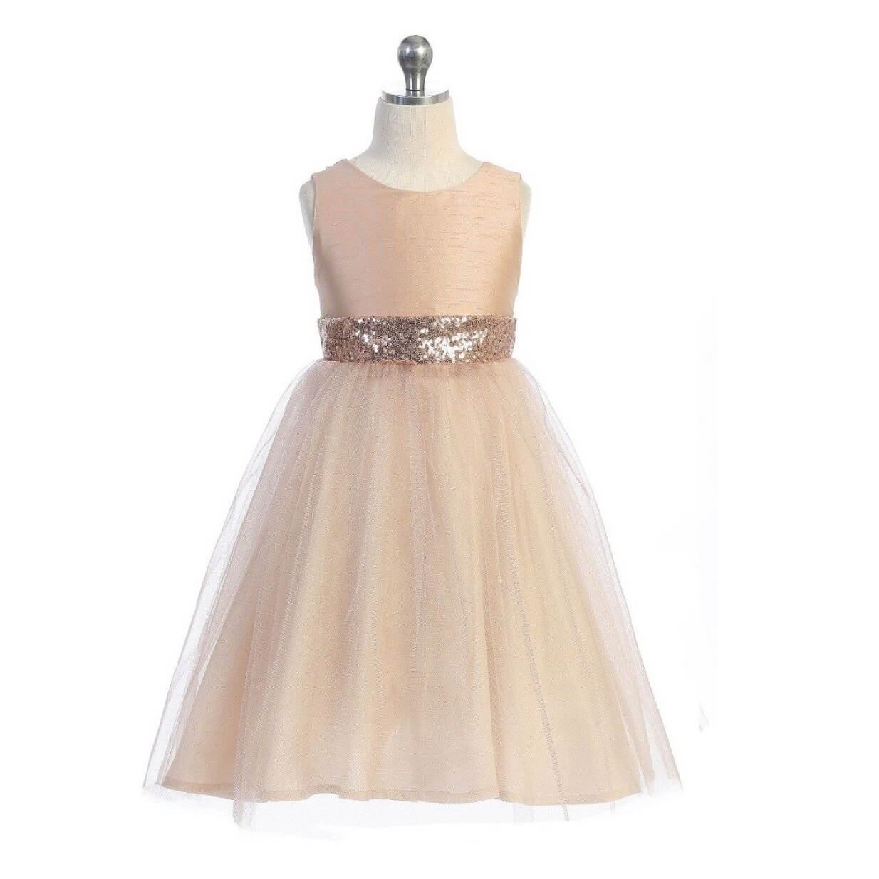 Belle Dress in Blush Pink