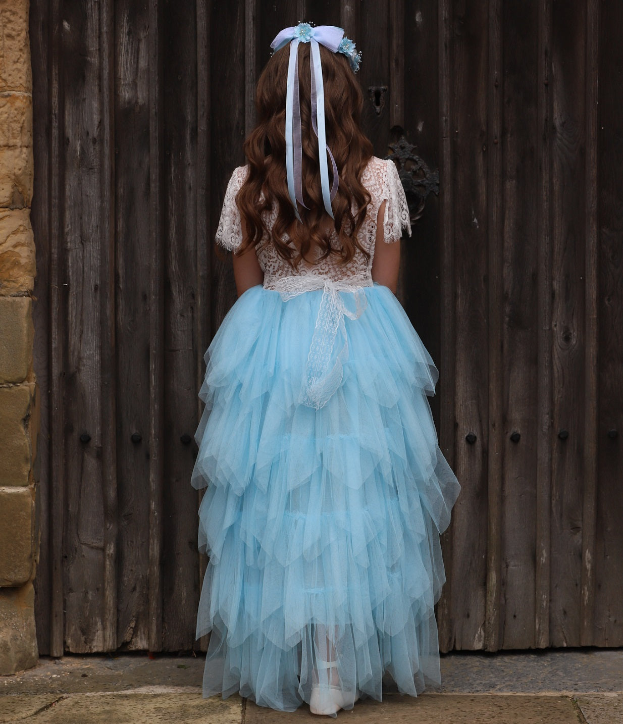 Girl standing in doorway