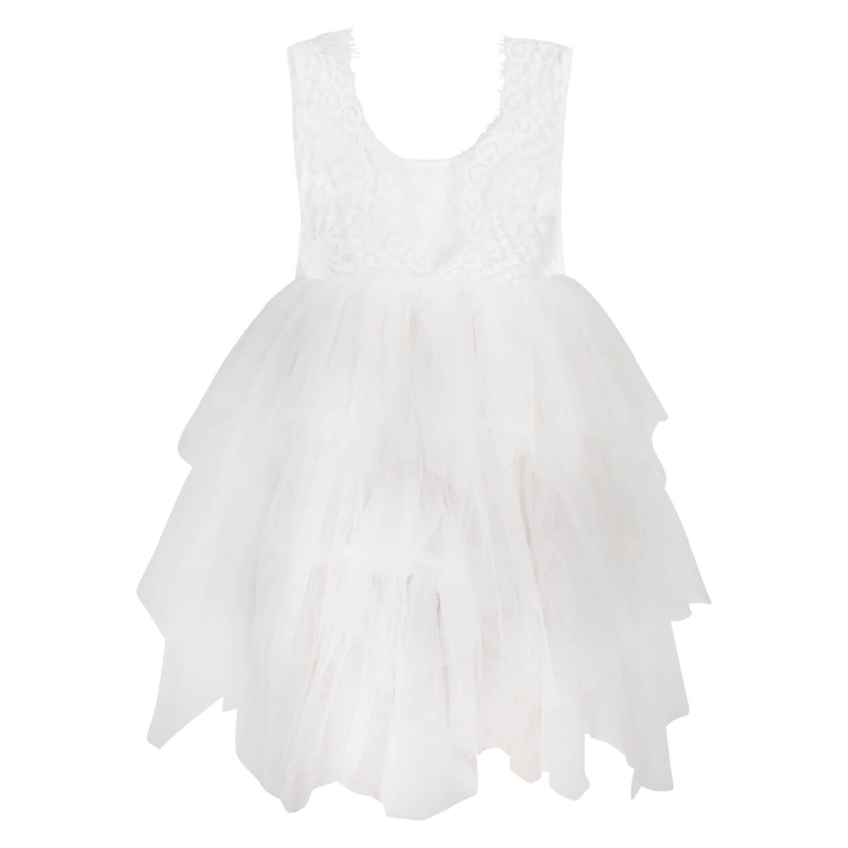 Rear of Applique Dress