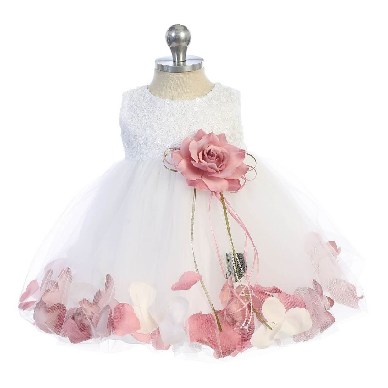 Dusky Rose Baby Kenza dress