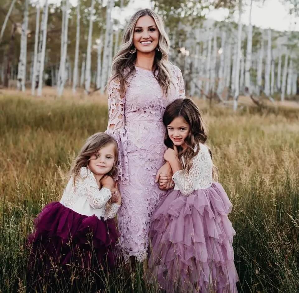 Mom and daughters