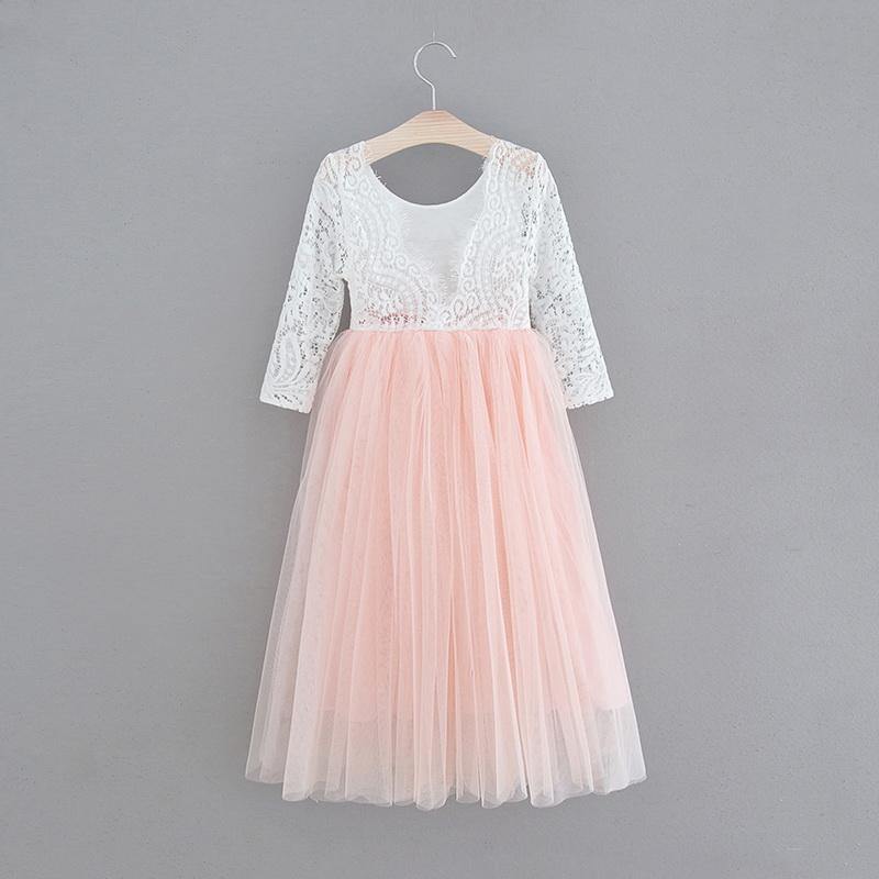 Rear detailing of dress