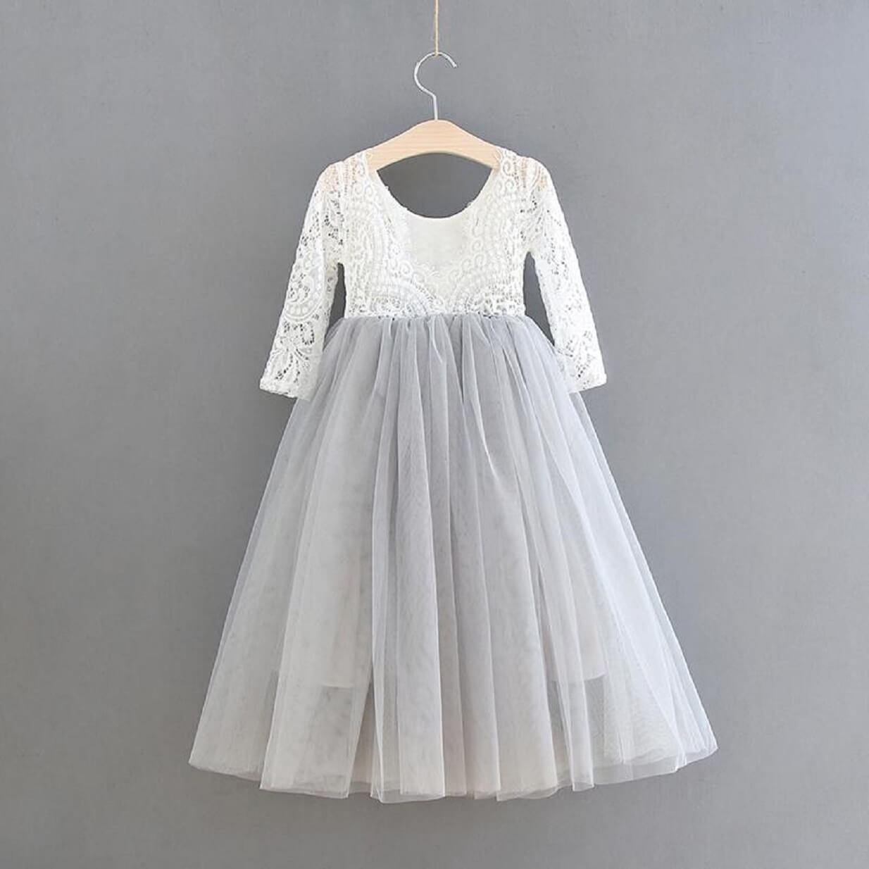 Rear detailing of dress
