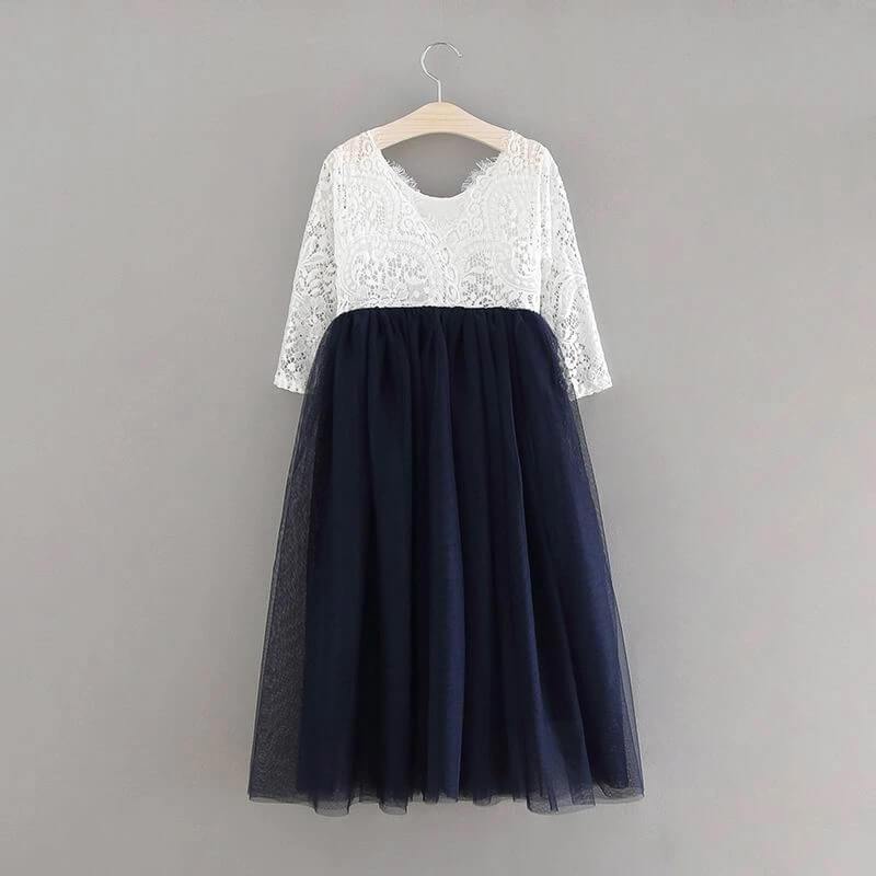 Rear detailing of dress