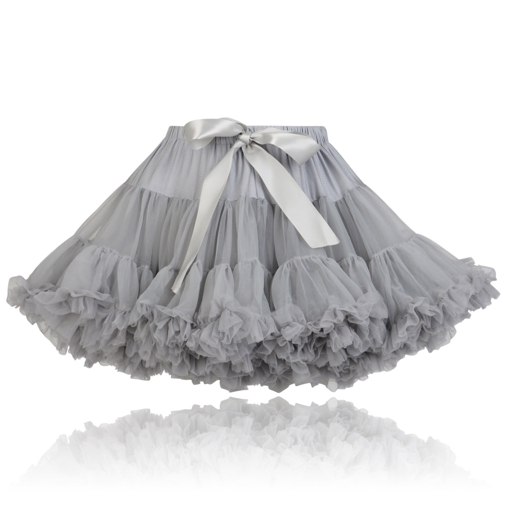 Girls Vintage Silver coloured Couture Pettiskirt