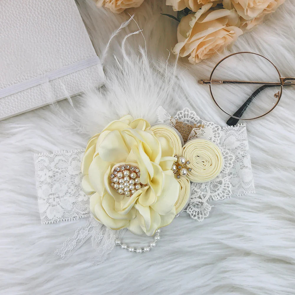 Ivory Elora Head Piece