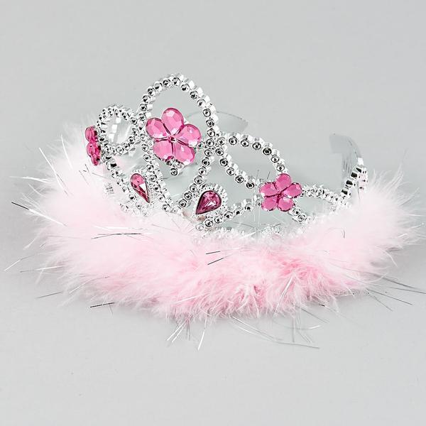 Girls Feather and Gem Tiara