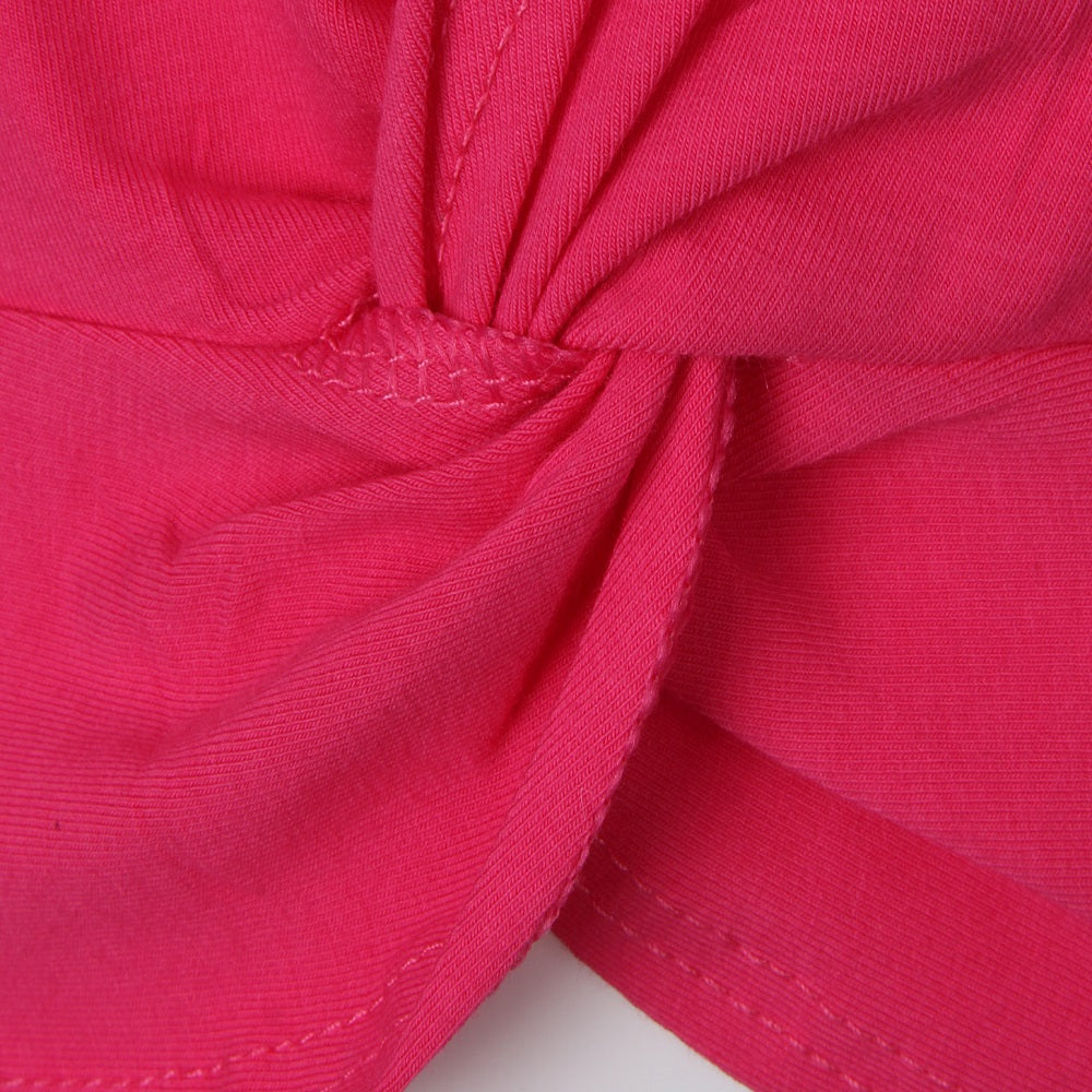 Bright pink ballet wrap top