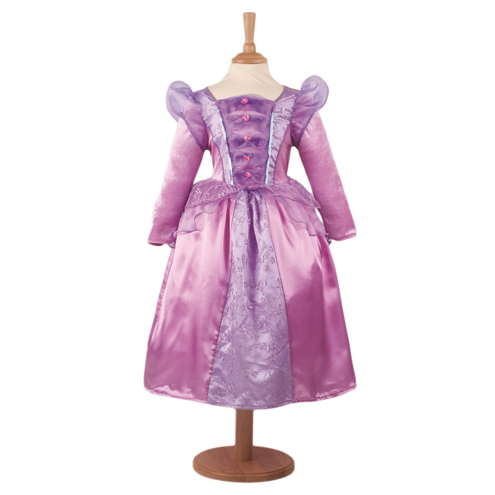 dusky pink and lilac princess costume dress