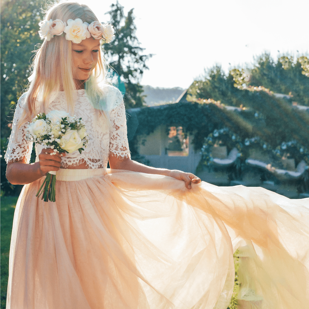Felicity Couture Set - Apricot Champagne - The `Fairy Princess