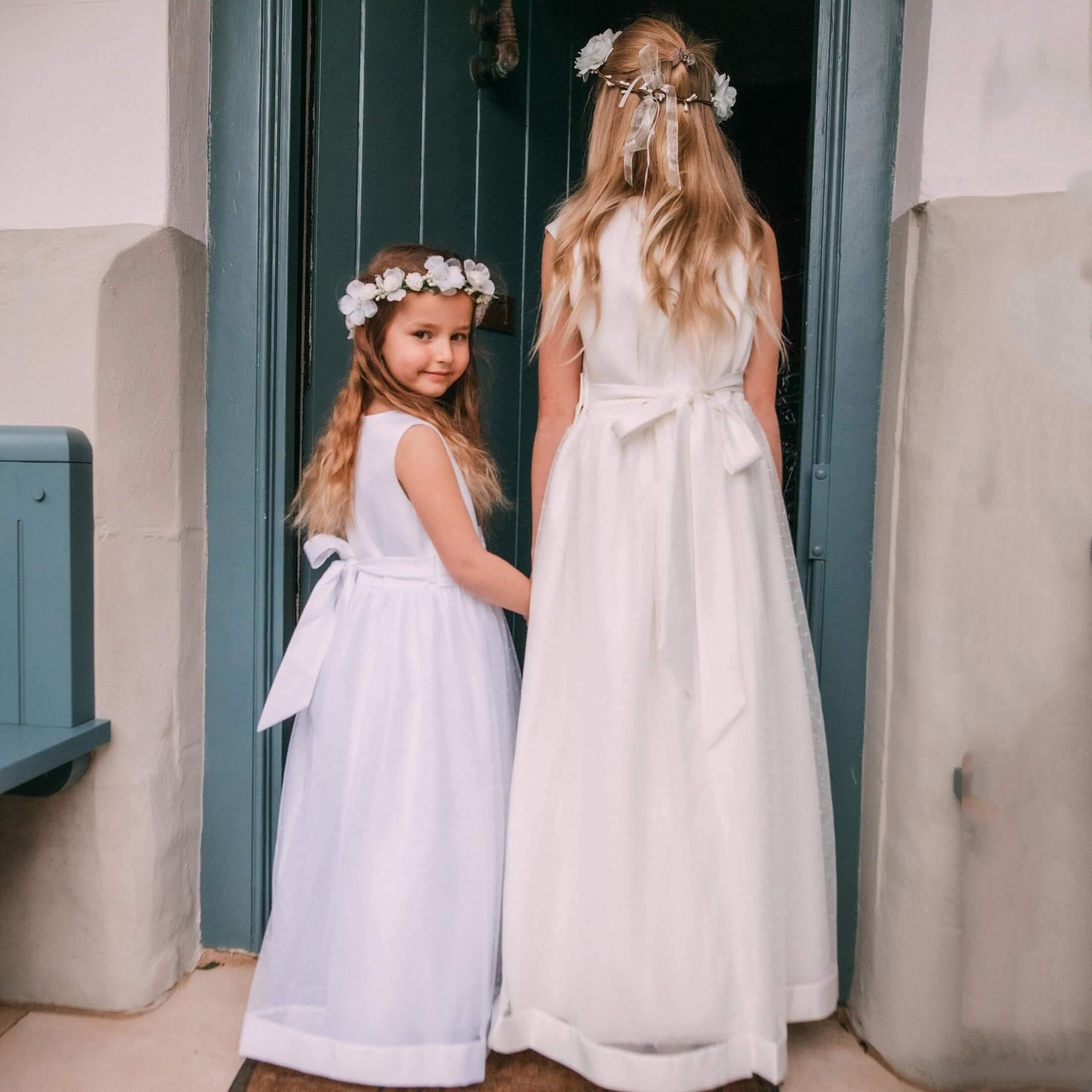 Grace Dress - Ivory - UK Flower Girl Boutique