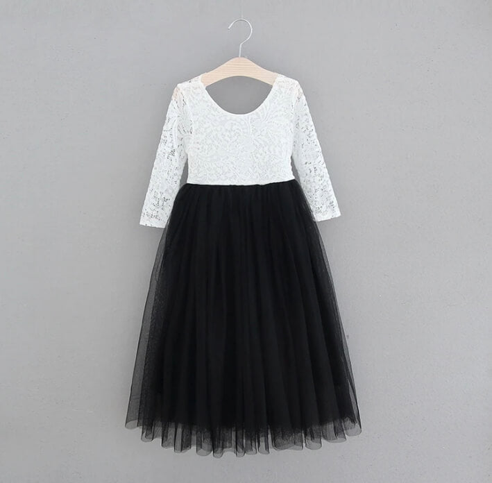 Navy Blue Baby Bohemian Dress