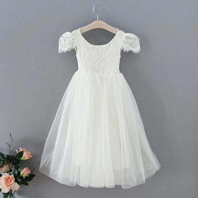 White pretty dress called Bohemian Flutter