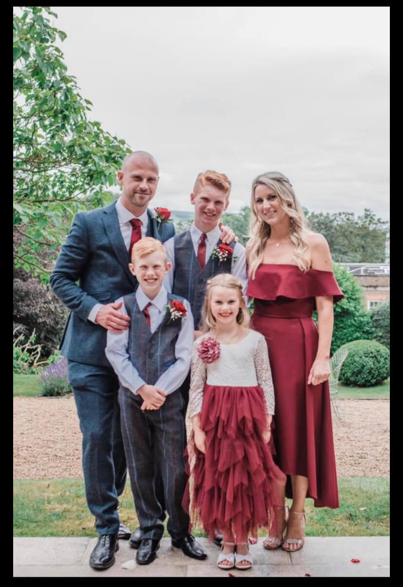 Customer family photo