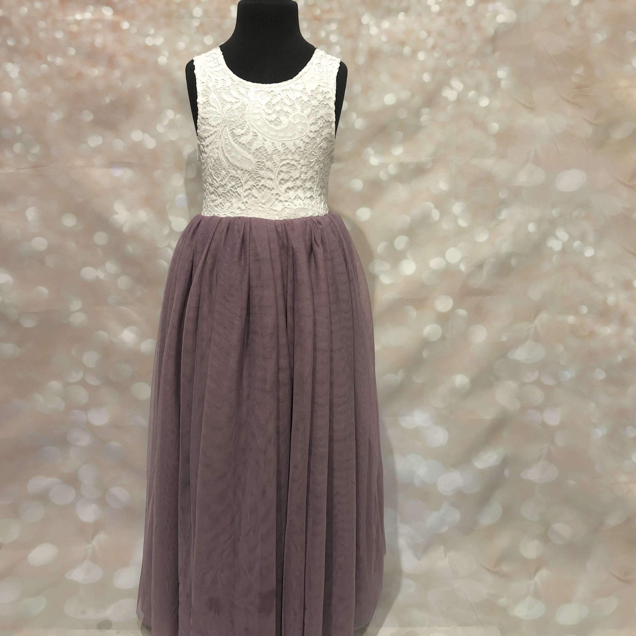 Bohemian Classic Dress - Heather - UK Flower Girl Boutique