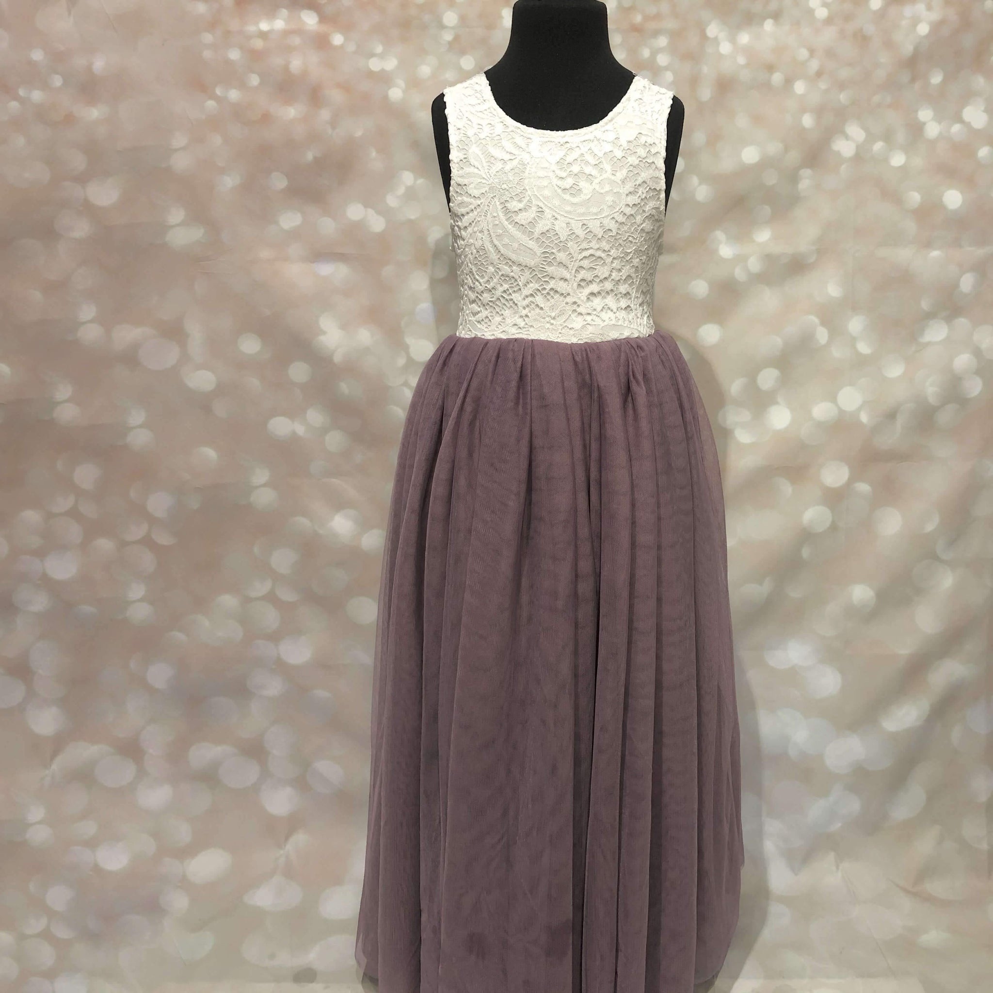 Bohemian Classic Dress - Heather - UK Flower Girl Boutique