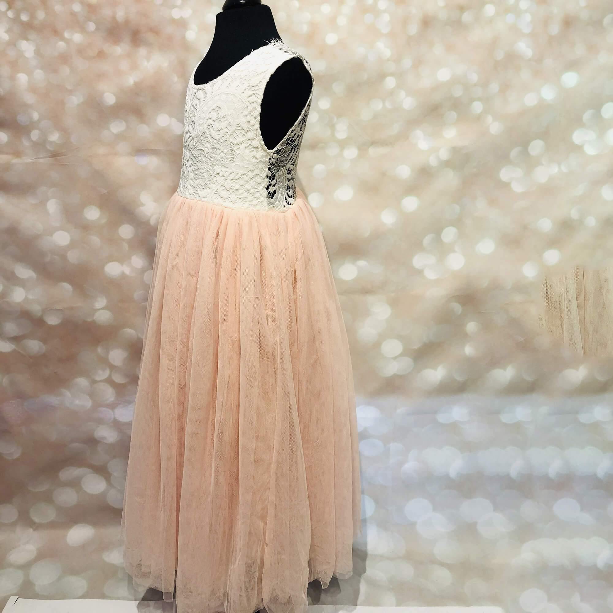 Bohemian Classic girls Dress - Blush Pink