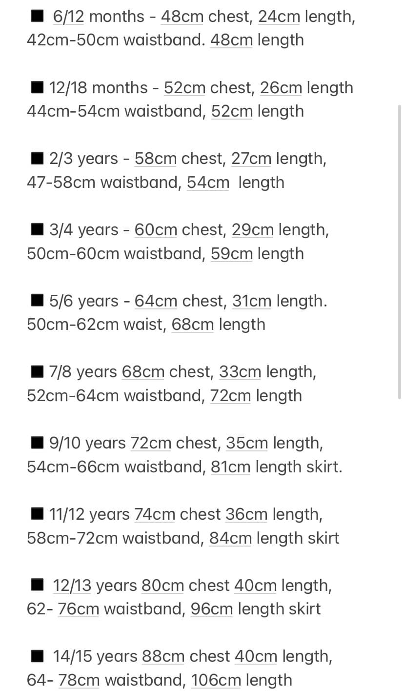 size guide
