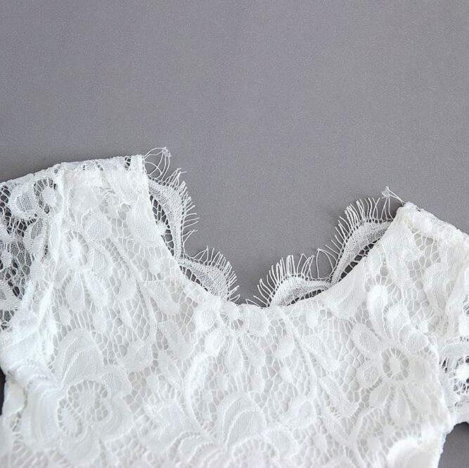 lace bodice on girls party dress