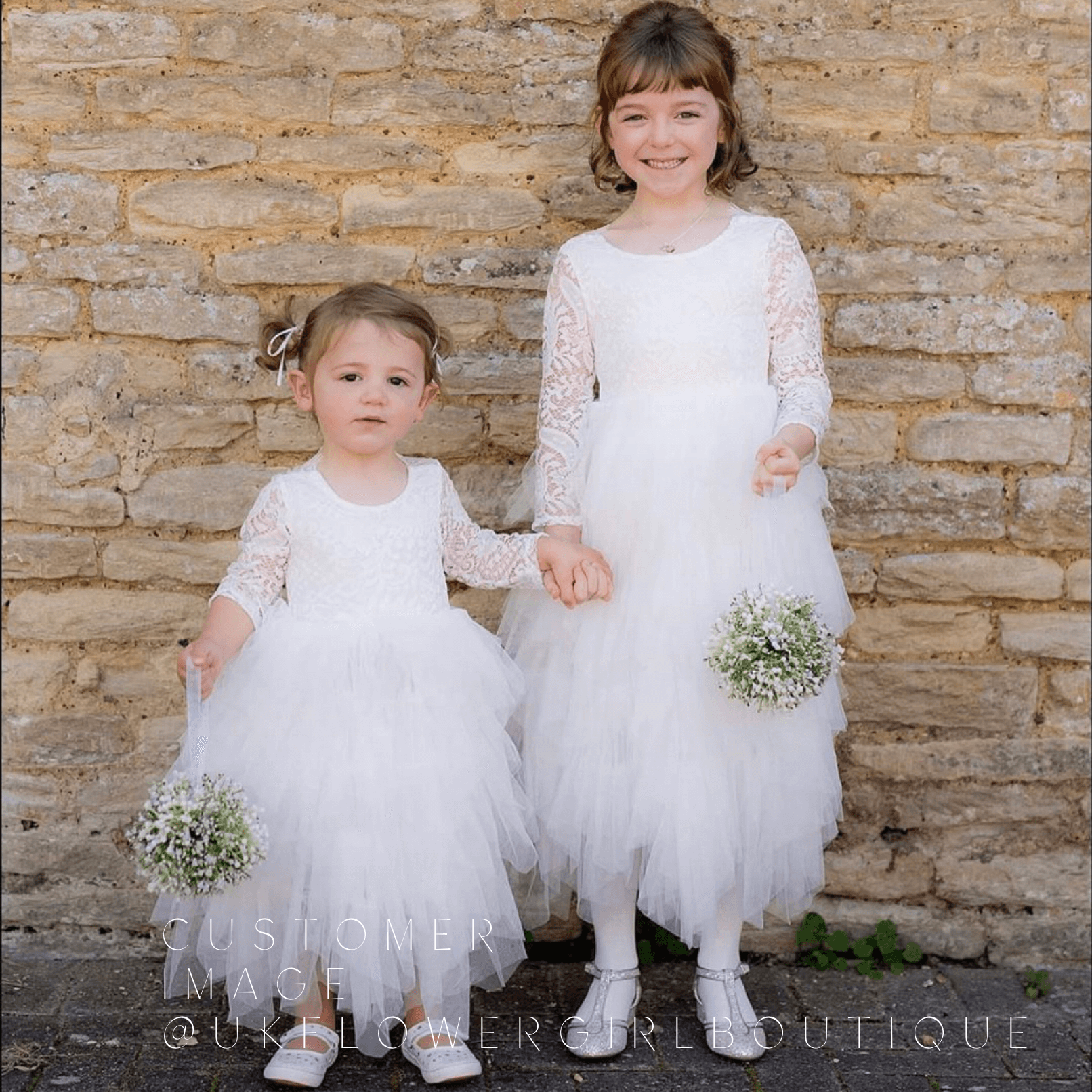 Bohemian Spirit Dress - Ice White - UK Flower Girl Boutique