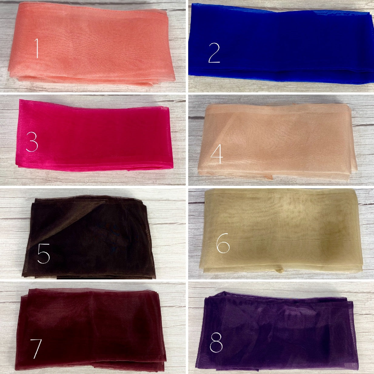 Sash colour options