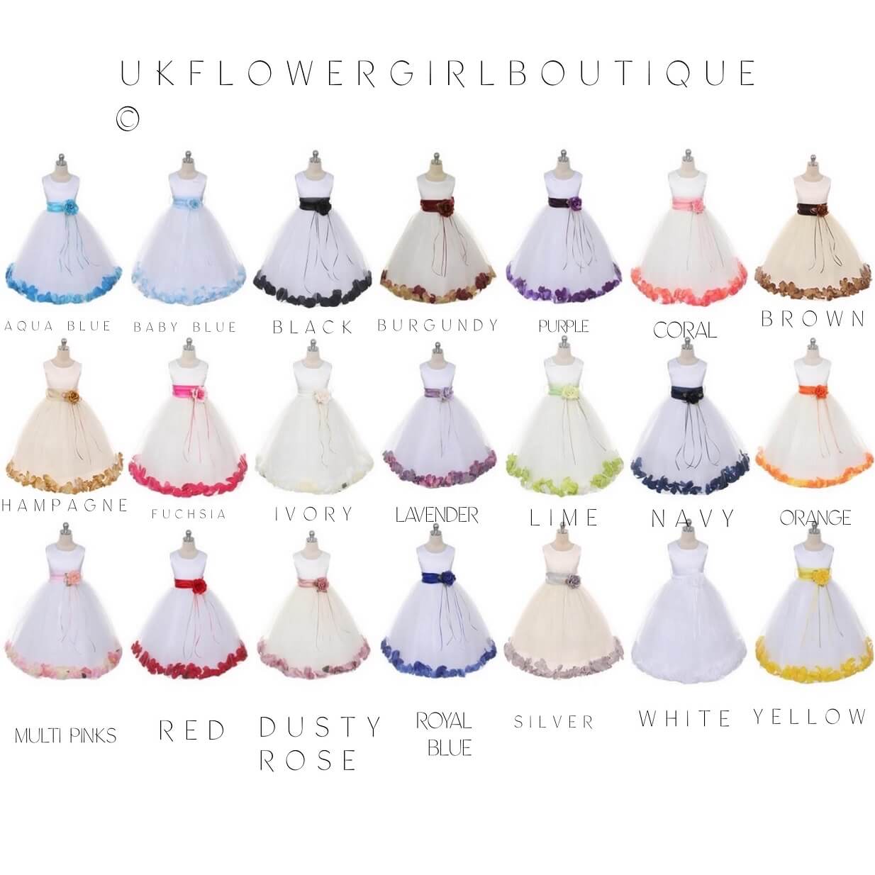 Colour Options for Bridal Ivory Kenza Dress