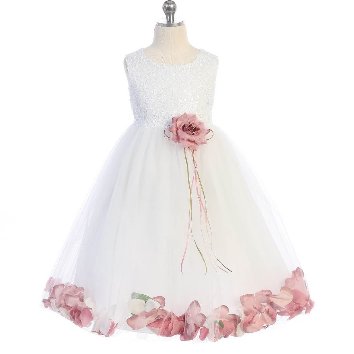 Dusty Rose Kenza Dress