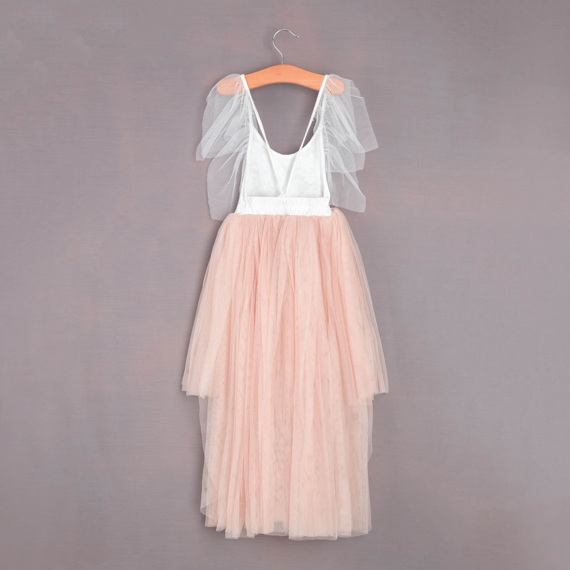 Rear detailing of dress