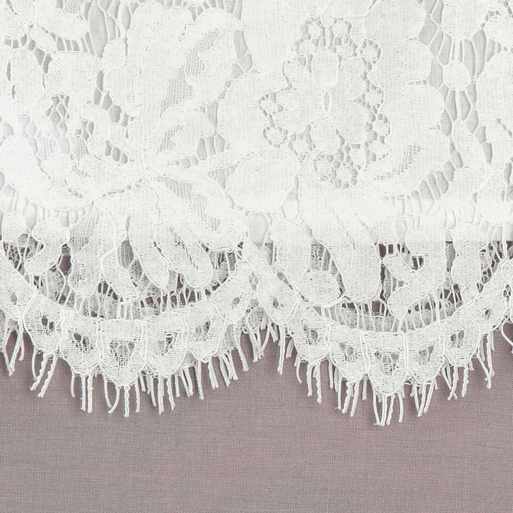edging on lace top