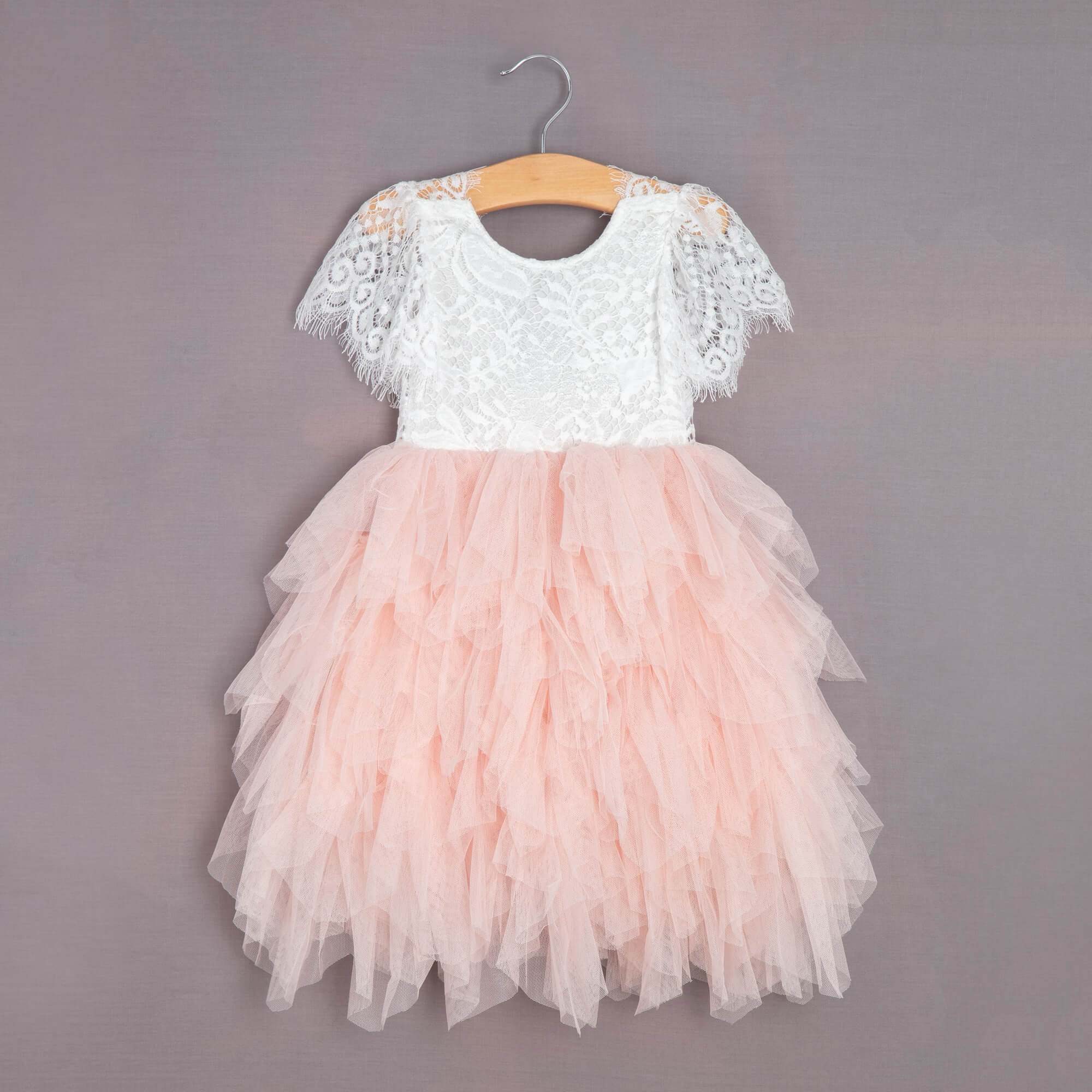 Blush Princess Flutter Dress